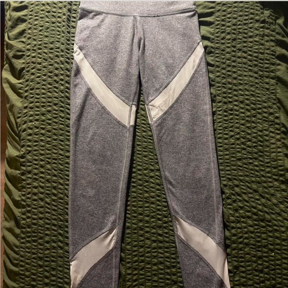 Nike Charcoal and White Leggings